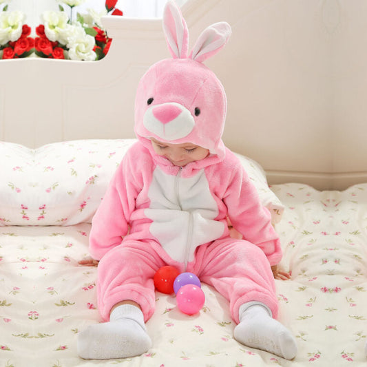 Bunny Plush Baby Jumpsuit